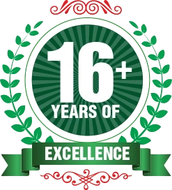 16 years Logo